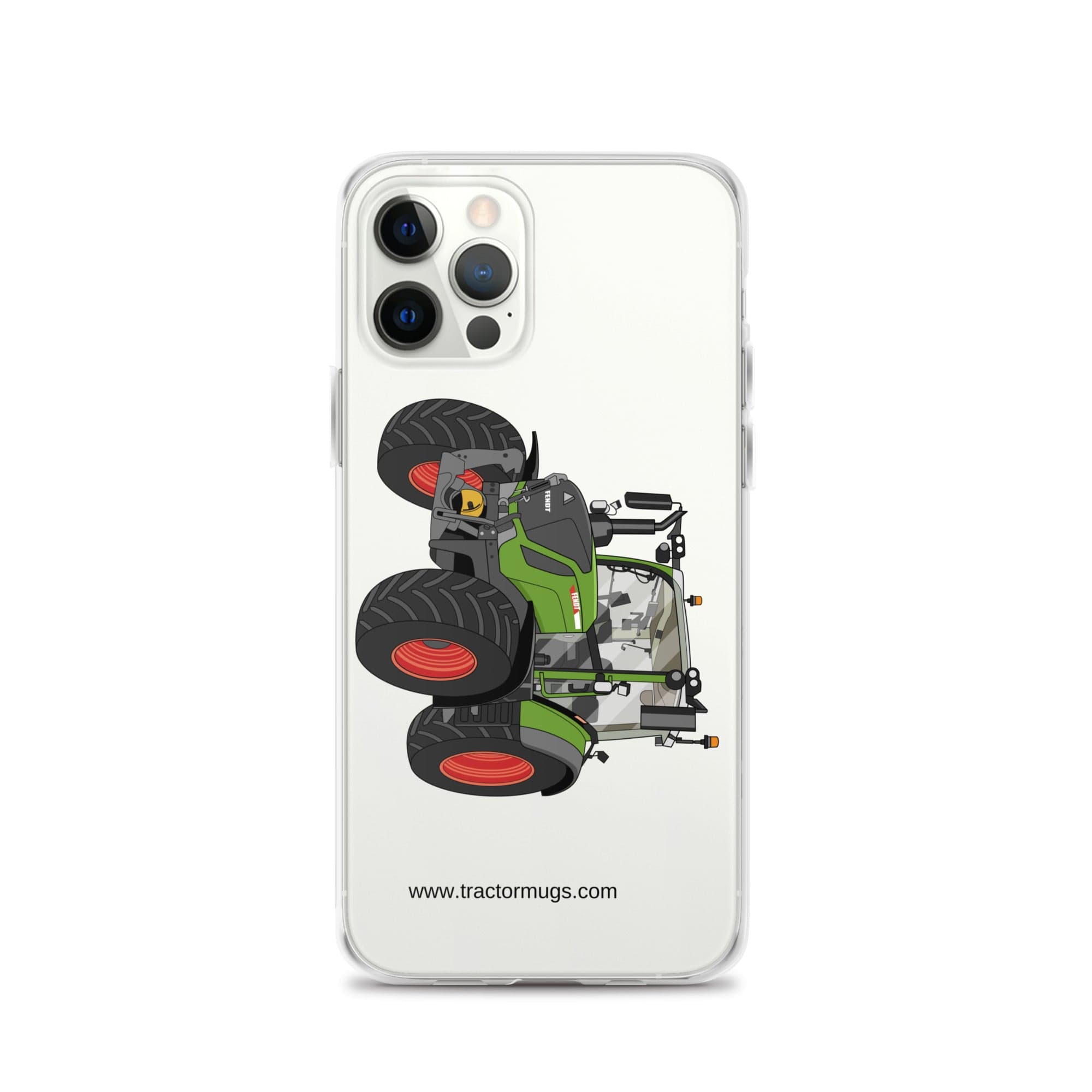 The Tractor Mugs Store iPhone 12 Pro Fendt Vario 313 | Clear Case for iPhone® Quality Farmers Merch