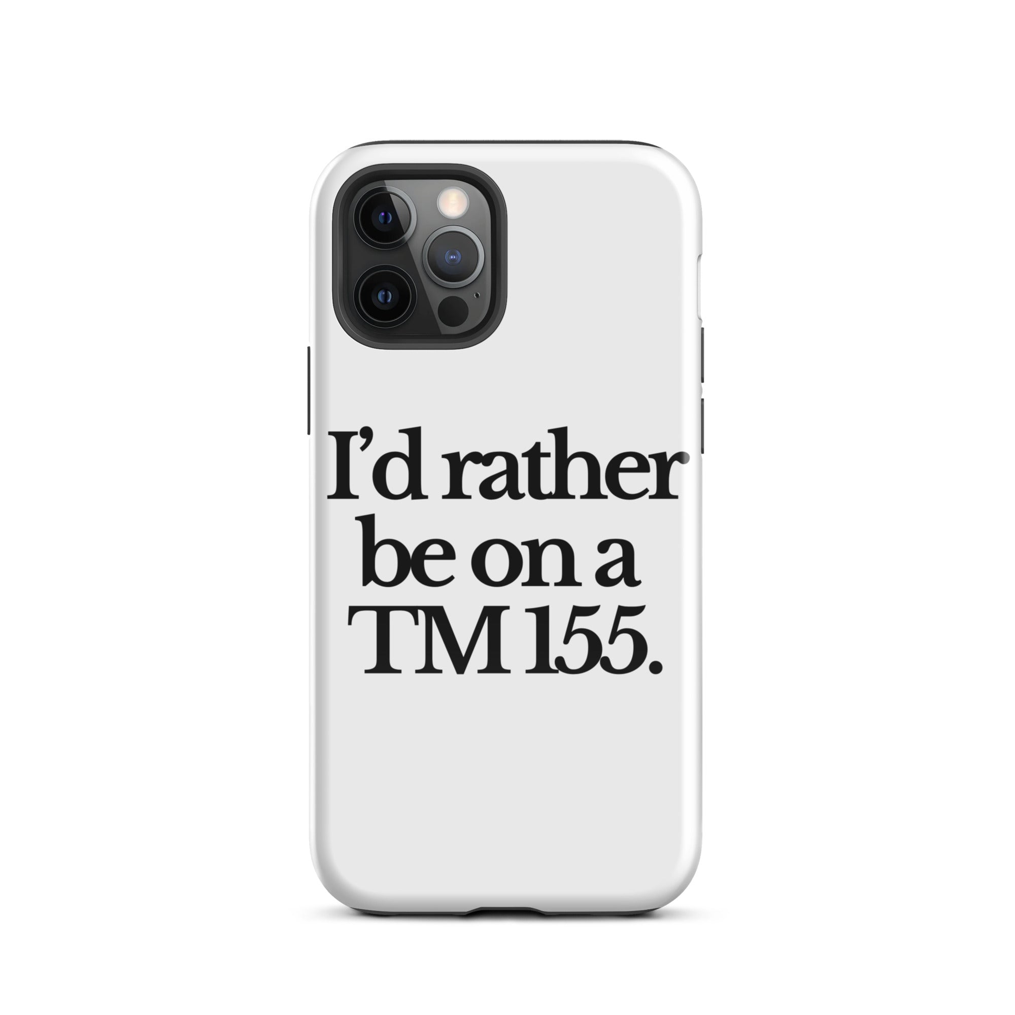 The Tractor Mugs Store iPhone 12 Pro I'D RATHER BE ON A TM 155 | Tough Case for iPhone® Quality Farmers Merch