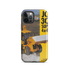 The Tractor Mugs Store iPhone 12 Pro JCB 3CX 4x4x4 Brochure | Tough Case for iPhone® Quality Farmers Merch