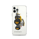 The Tractor Mugs Store iPhone 12 Pro JCB Fastrac 4220 Icon | Clear Case for iPhone® Quality Farmers Merch