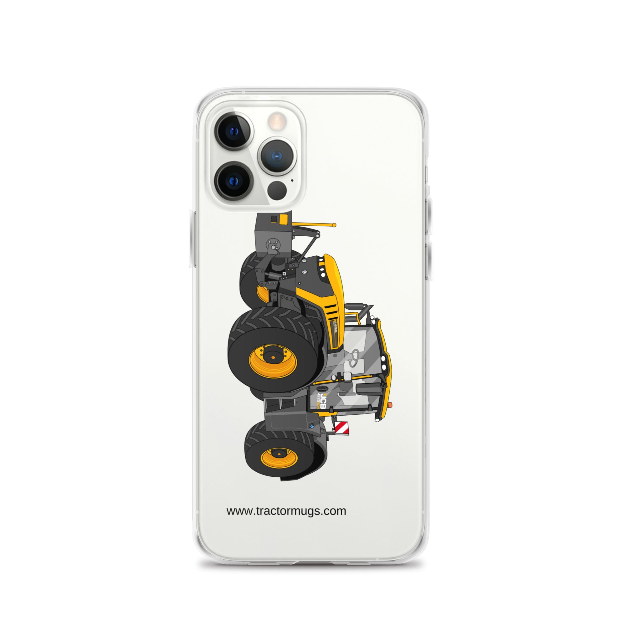The Tractor Mugs Store iPhone 12 Pro JCB Fastrac 4220 Icon | Clear Case for iPhone® Quality Farmers Merch