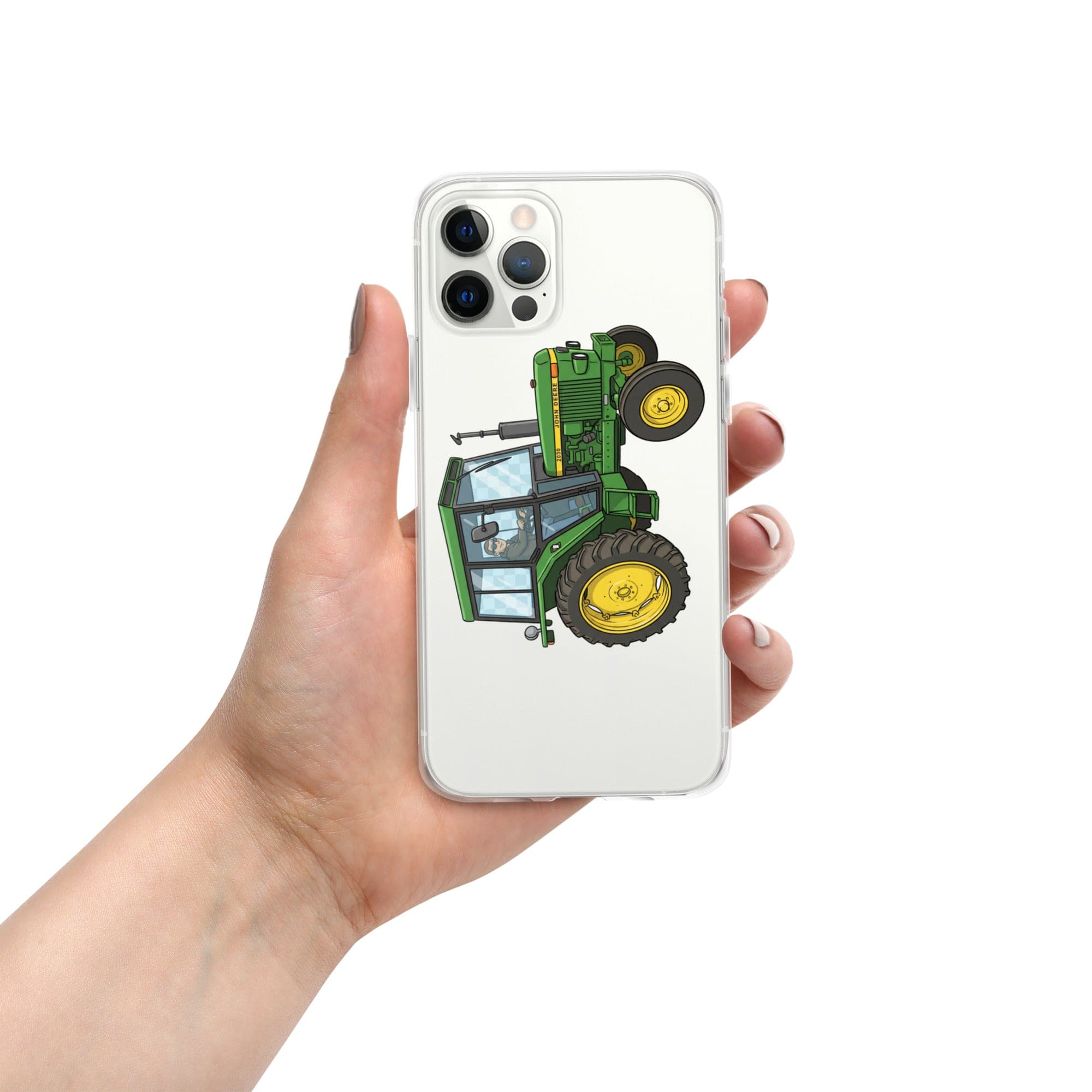 The Tractor Mugs Store iPhone 12 Pro John Deere 3020 | Clear Case for iPhone® Quality Farmers Merch