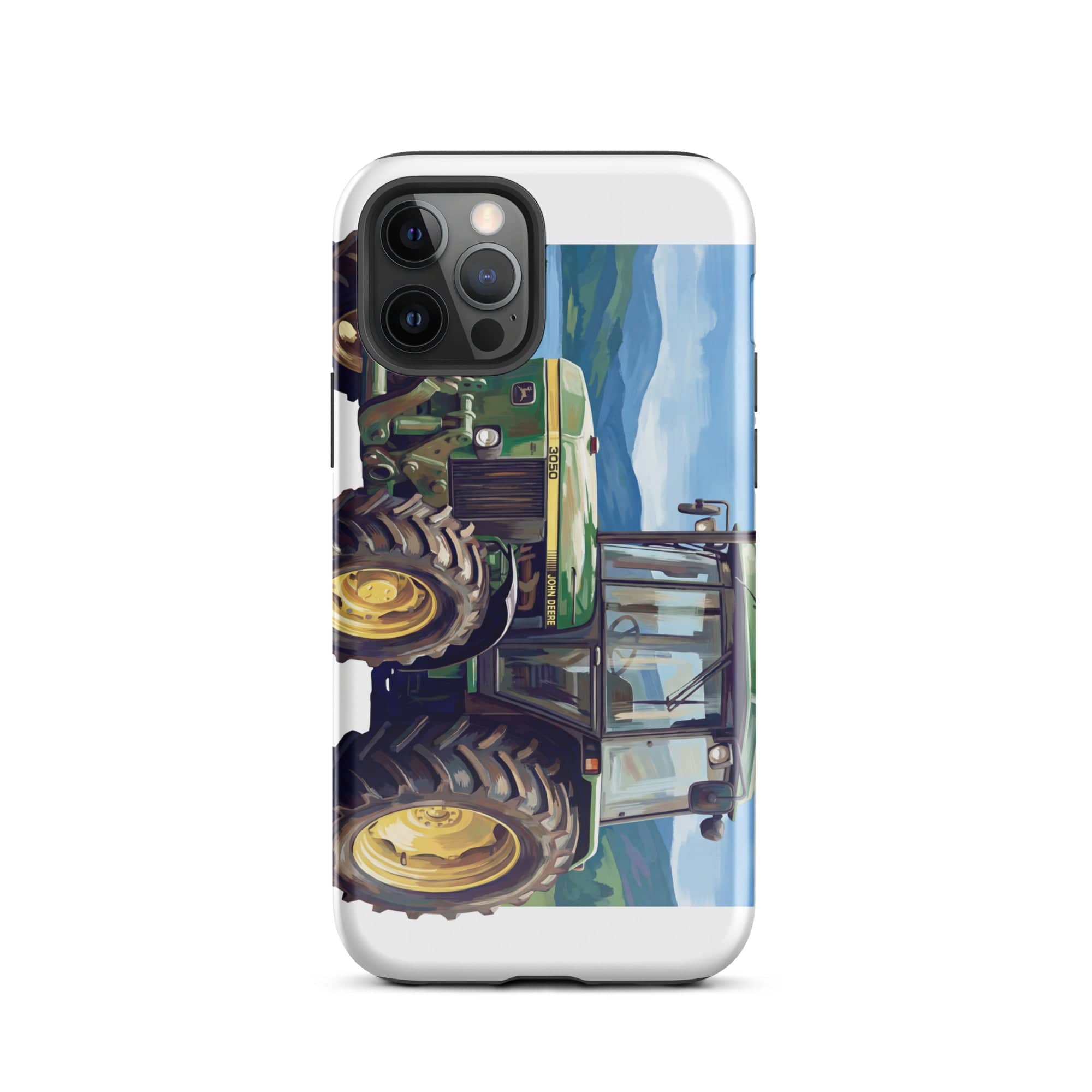 The Tractor Mugs Store iPhone 12 Pro John Deere 3050 | Splash Art Tough Case for iPhone® Quality Farmers Merch