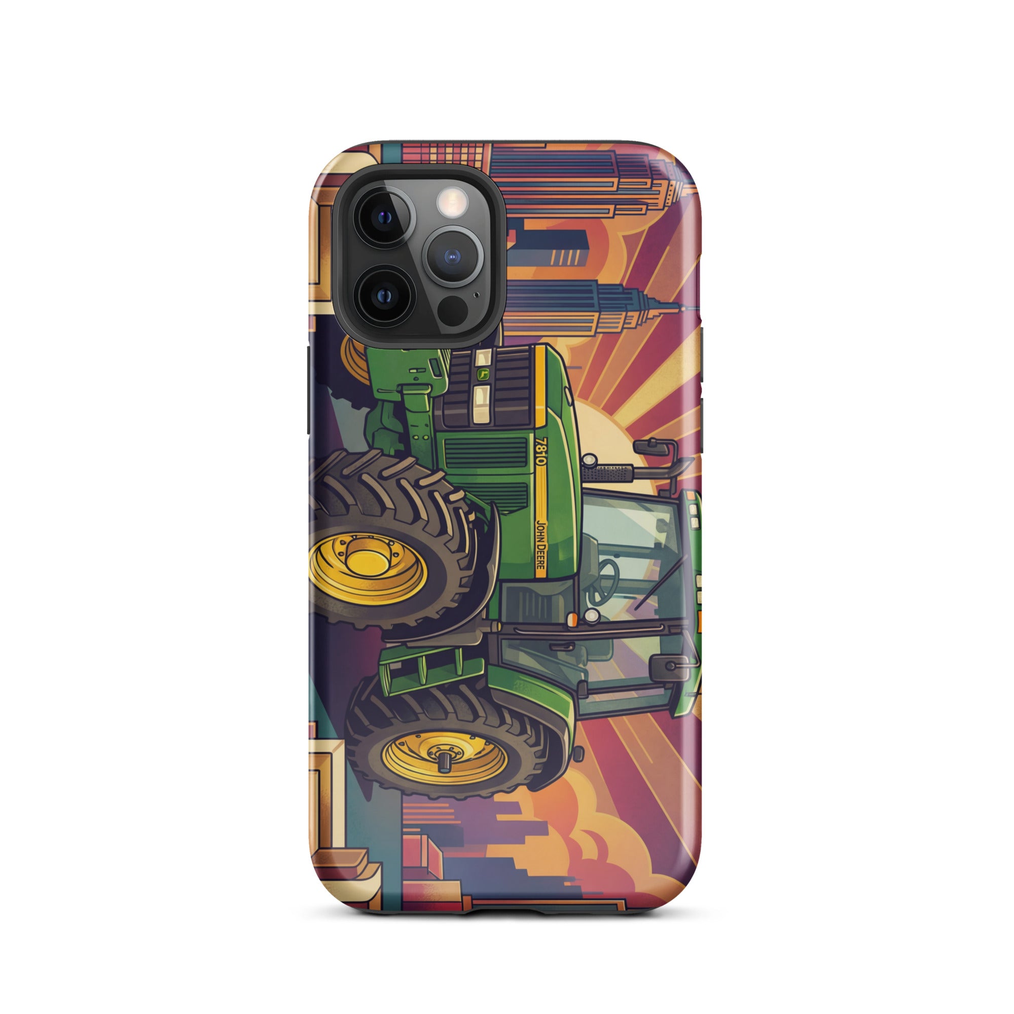 The Tractor Mugs Store iPhone 12 Pro John Deere 7810 | Art Deco Tough Case for iPhone® Quality Farmers Merch