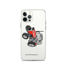 The Tractor Mugs Store iPhone 12 Pro Massey Ferguson 362 | Clear Case for iPhone® Quality Farmers Merch