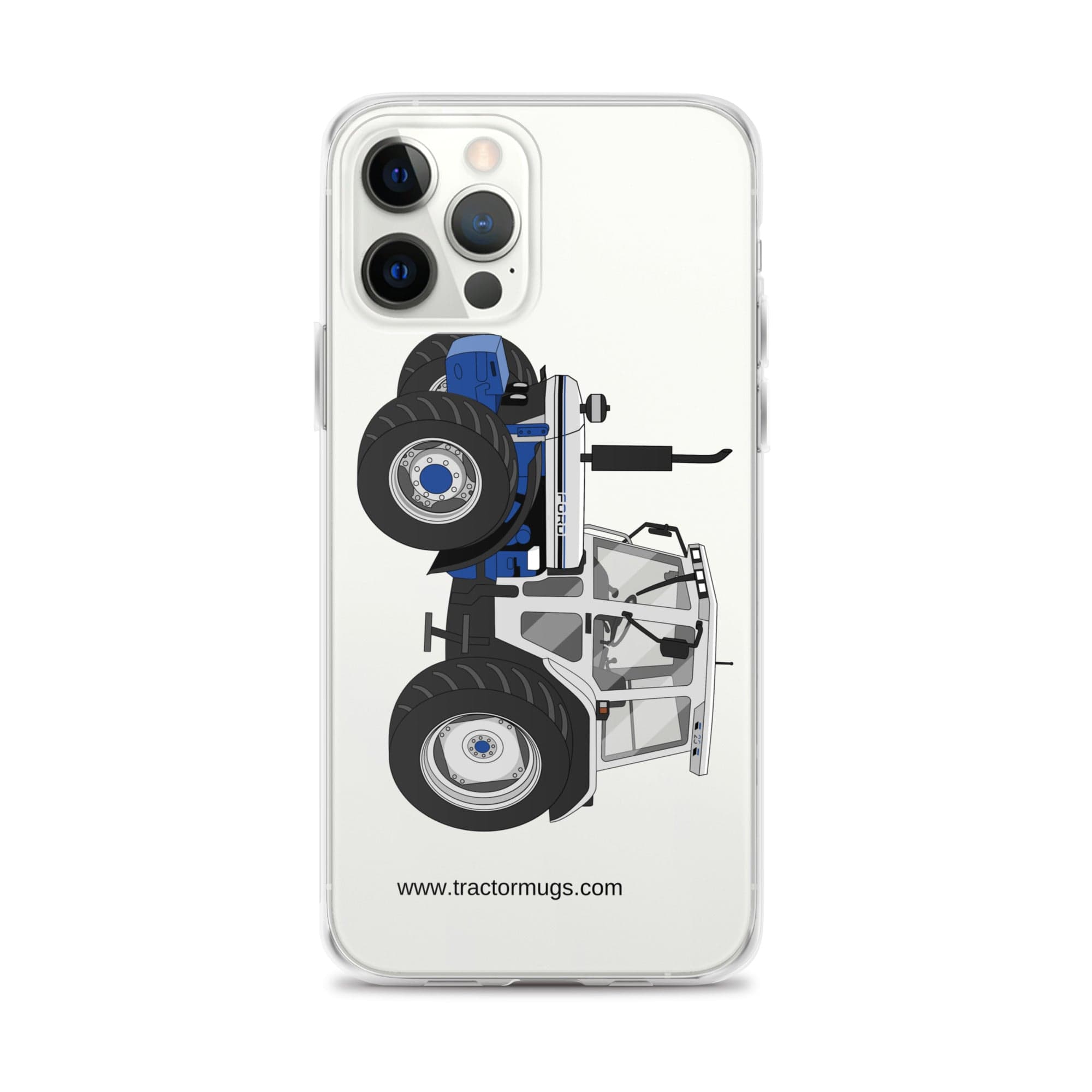 The Tractor Mugs Store iPhone 12 Pro Max Ford 7810 Jubilee Edition SilverTractor | Clear Case for iPhone® Quality Farmers Merch