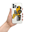 The Tractor Mugs Store iPhone 12 Pro Max JCB 435 Loader | Clear Case for iPhone® Quality Farmers Merch