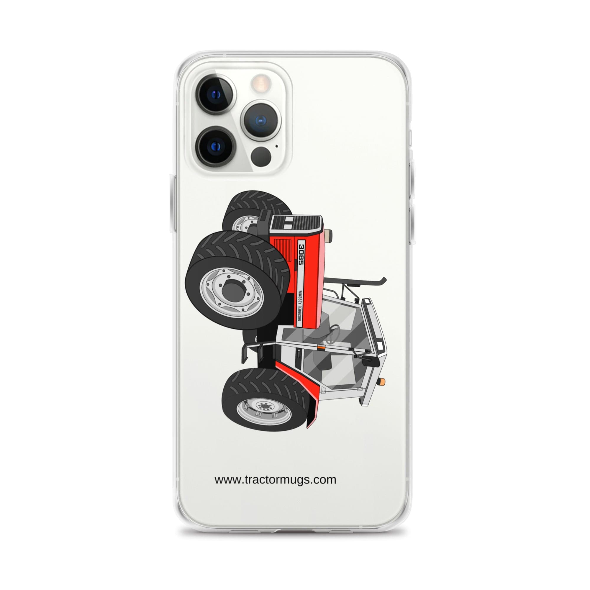 The Tractor Mugs Store iPhone 12 Pro Max Massey Ferguson 3085 |  Clear Case for iPhone® Quality Farmers Merch