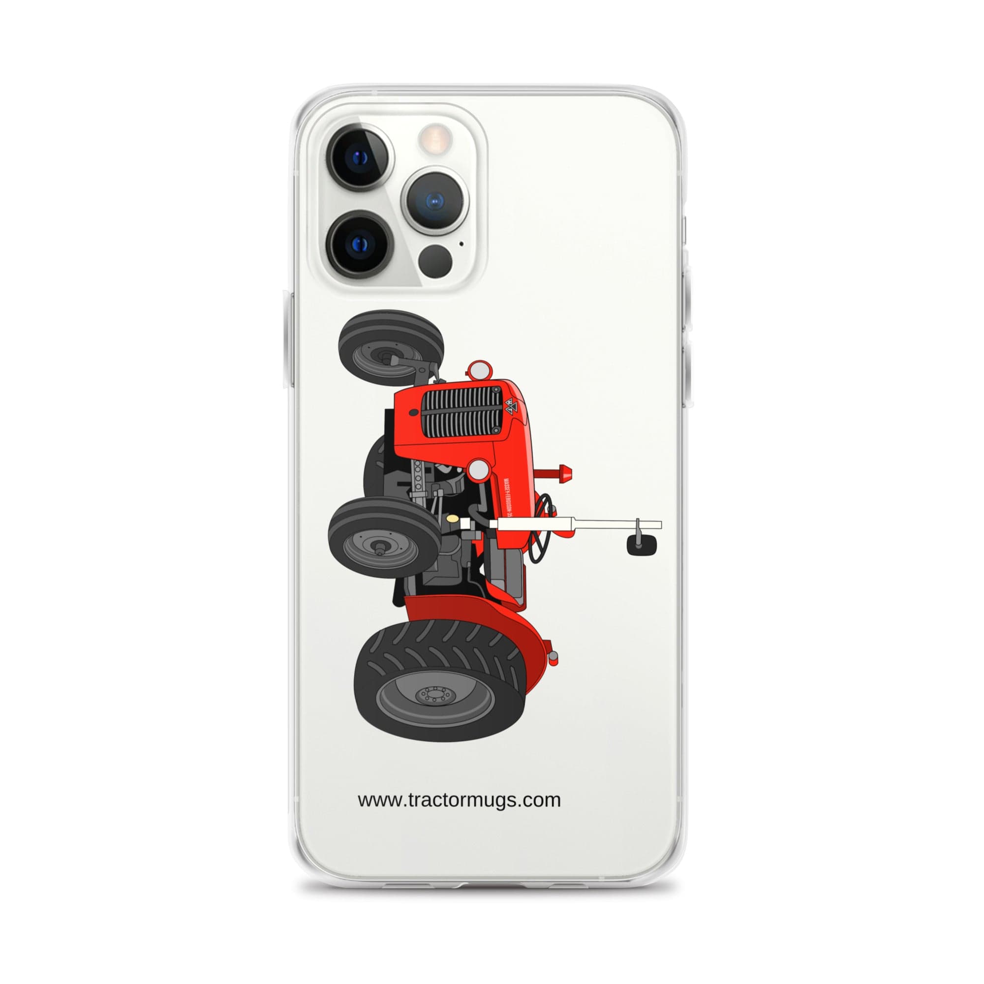 The Tractor Mugs Store iPhone 12 Pro Max Massey Ferguson 35X | Clear Case for iPhone® Quality Farmers Merch