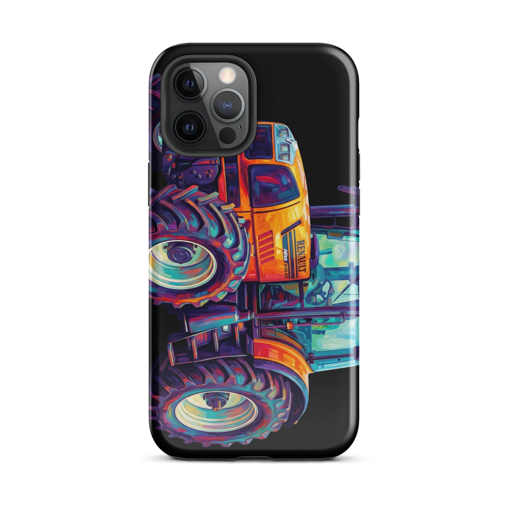 The Tractor Mugs Store iPhone 12 Pro Max Renault Atles 926 | Splash Art Tough Case for iPhone® Quality Farmers Merch