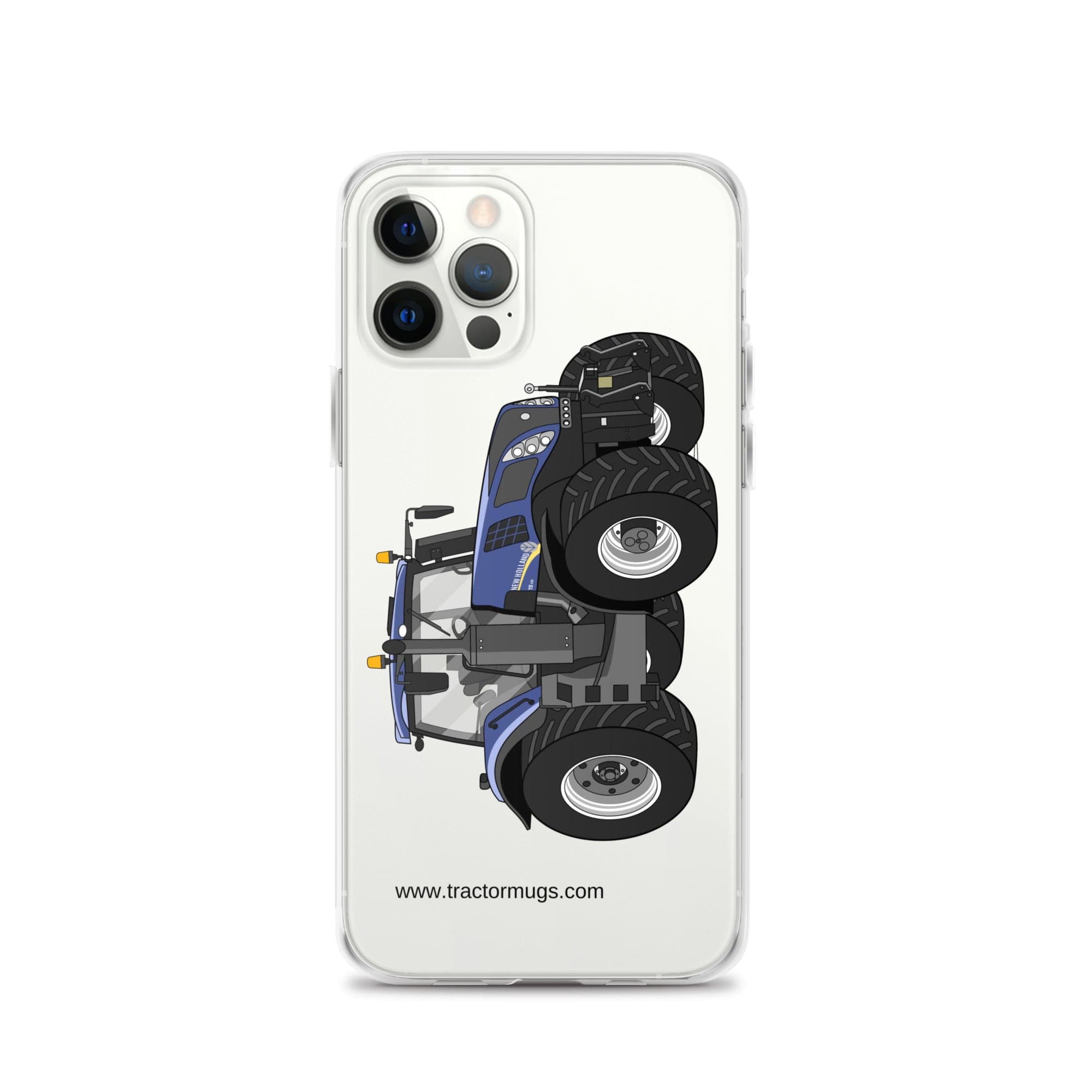 The Tractor Mugs Store iPhone 12 Pro New Holland T8 435 | Clear Case for iPhone® Quality Farmers Merch