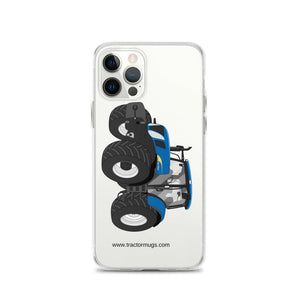 The Tractor Mugs Store iPhone 12 Pro New Holland The 7040-1 | Clear Case for iPhone® Quality Farmers Merch