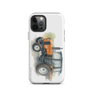 The Tractor Mugs Store iPhone 12 Pro Renault 65-32 MX Watercolor | Tough Case for iPhone® Quality Farmers Merch