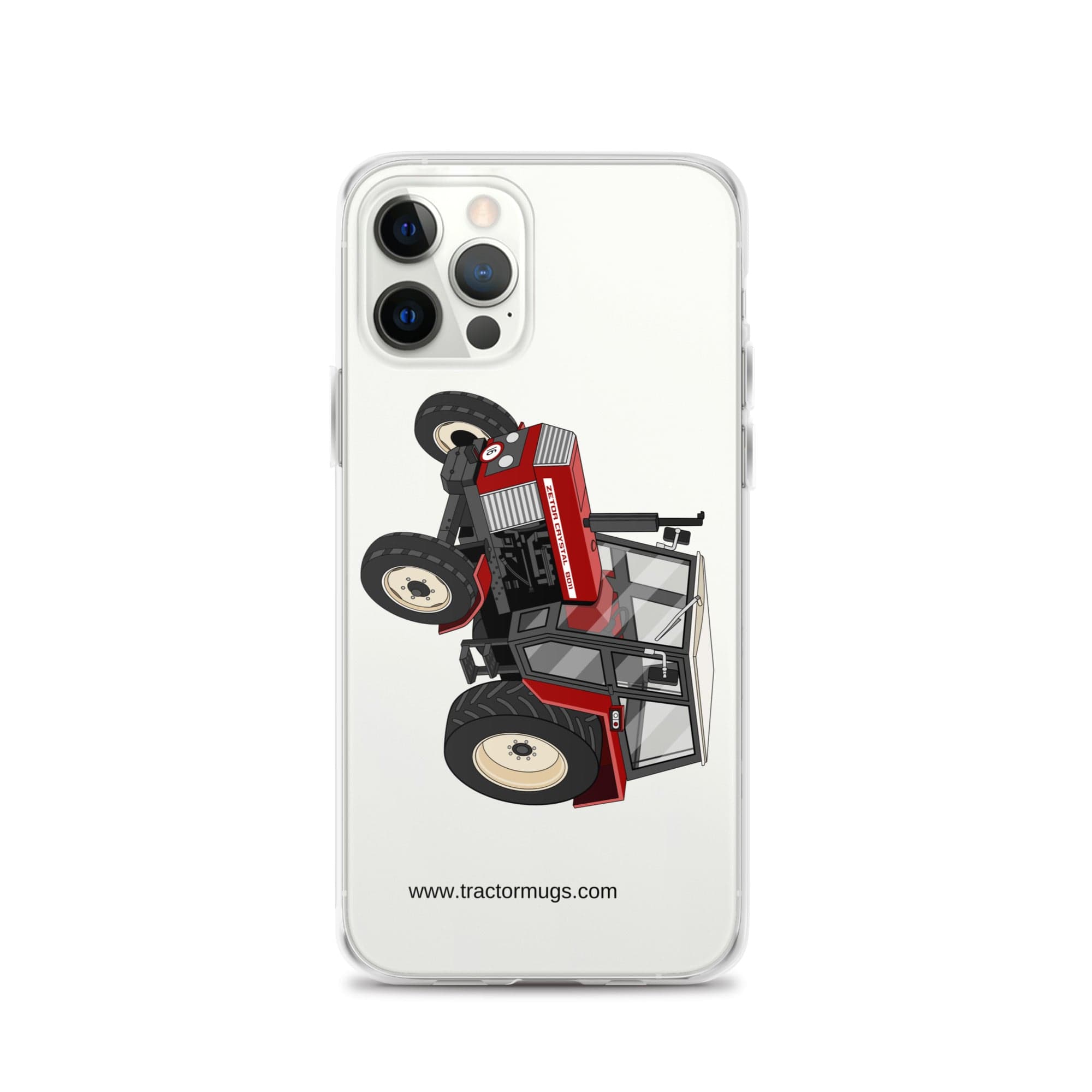 The Tractor Mugs Store iPhone 12 Pro Zetor Crystal 8011 | Clear Case for iPhone® Quality Farmers Merch