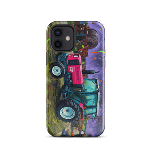The Tractor Mugs Store iPhone 12 Renault 65-32 MX Splash Art | Tough Case for iPhone® Quality Farmers Merch