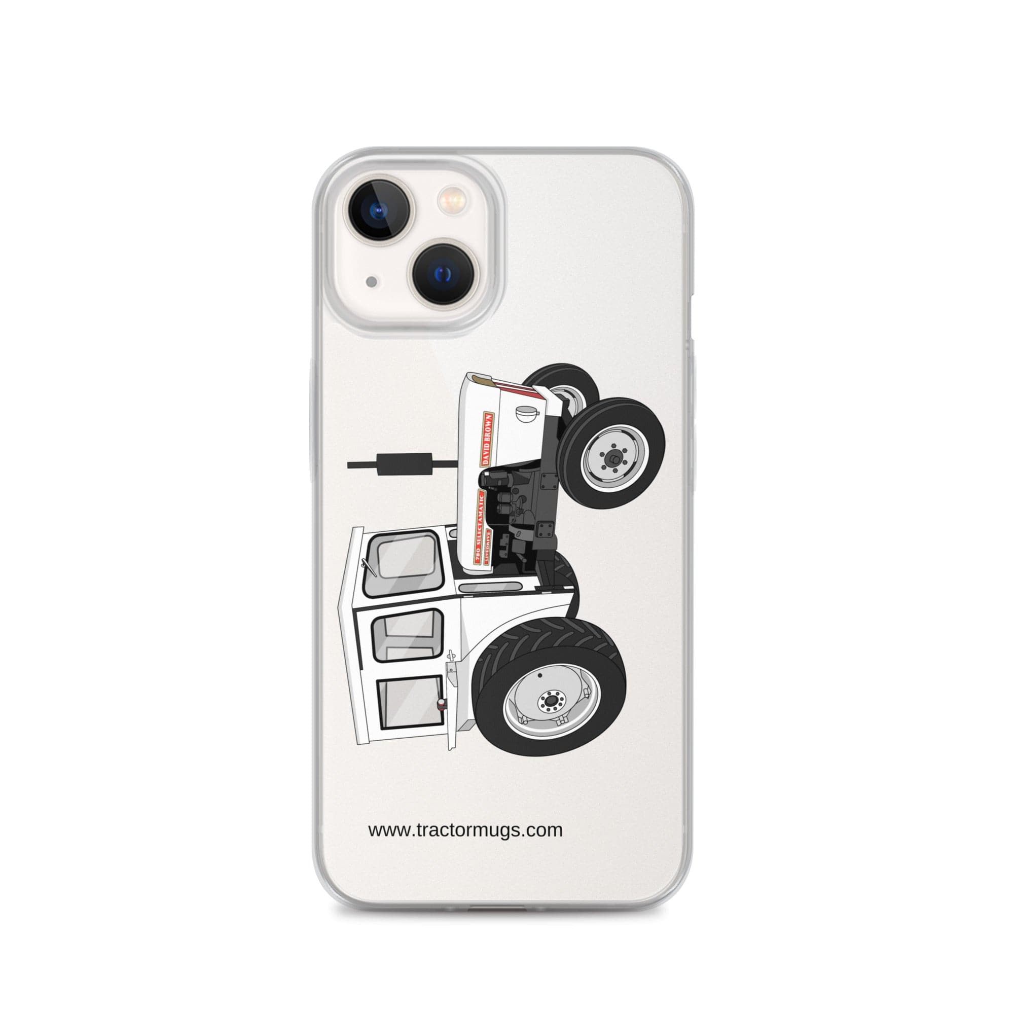 The Tractor Mugs Store iPhone 13 David Brown 780 Selectamatic | Clear Case for iPhone® Quality Farmers Merch