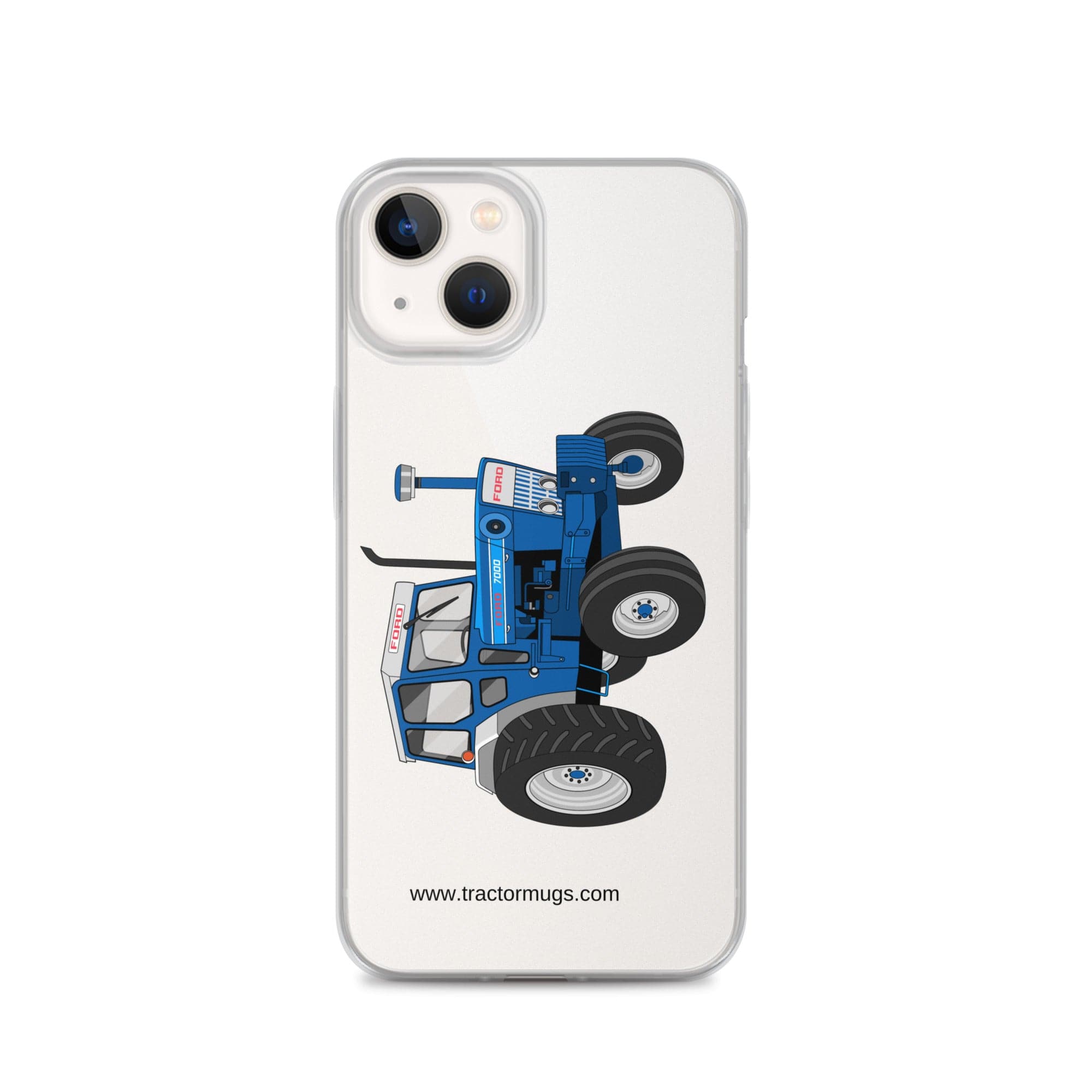 The Tractor Mugs Store iPhone 13 Ford 7000  |  Clear Case for iPhone® Quality Farmers Merch