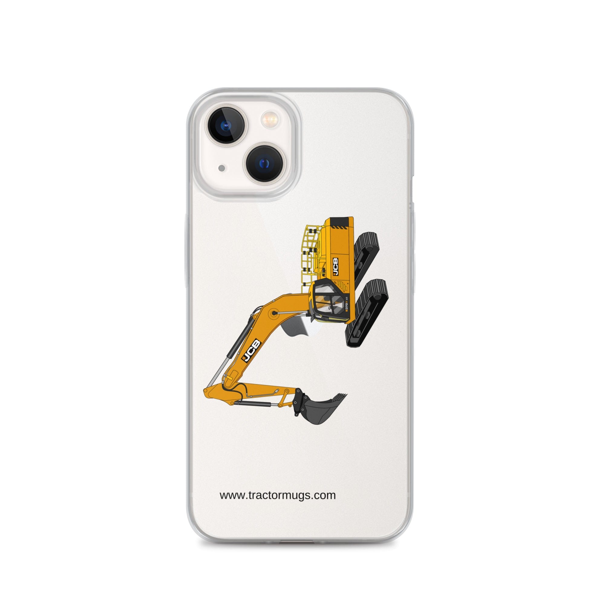 The Tractor Mugs Store iPhone 13 JCB 370 LC | Clear Case for iPhone® Quality Farmers Merch