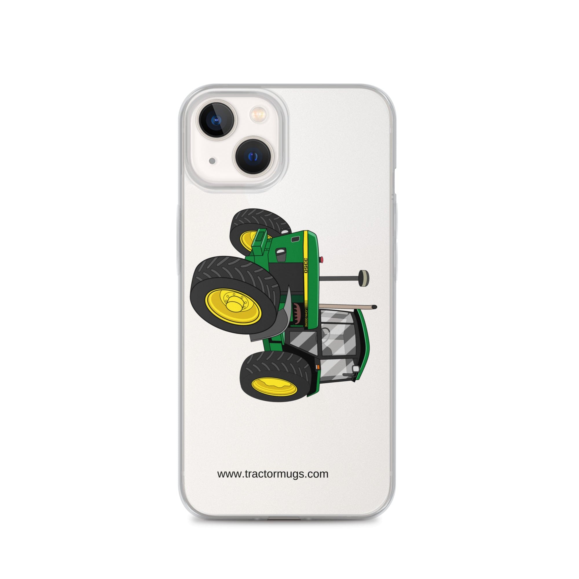 The Tractor Mugs Store iPhone 13 John Deere 3350 4WD | Clear Case for iPhone® Quality Farmers Merch