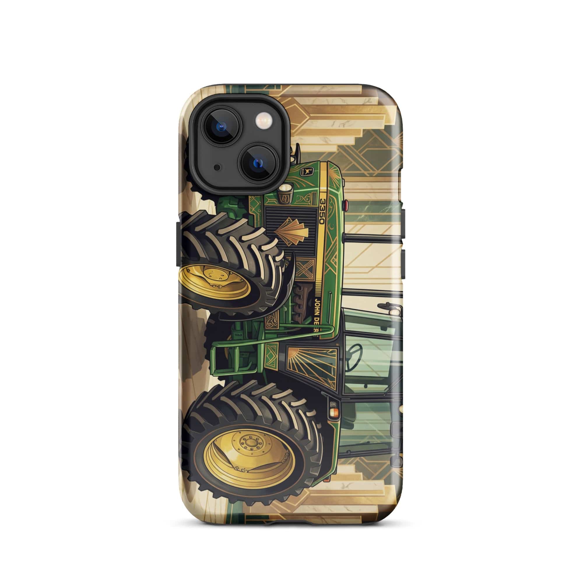 The Tractor Mugs Store iPhone 13 John Deere 3350 | Art Deco Tough Case for iPhone® Quality Farmers Merch
