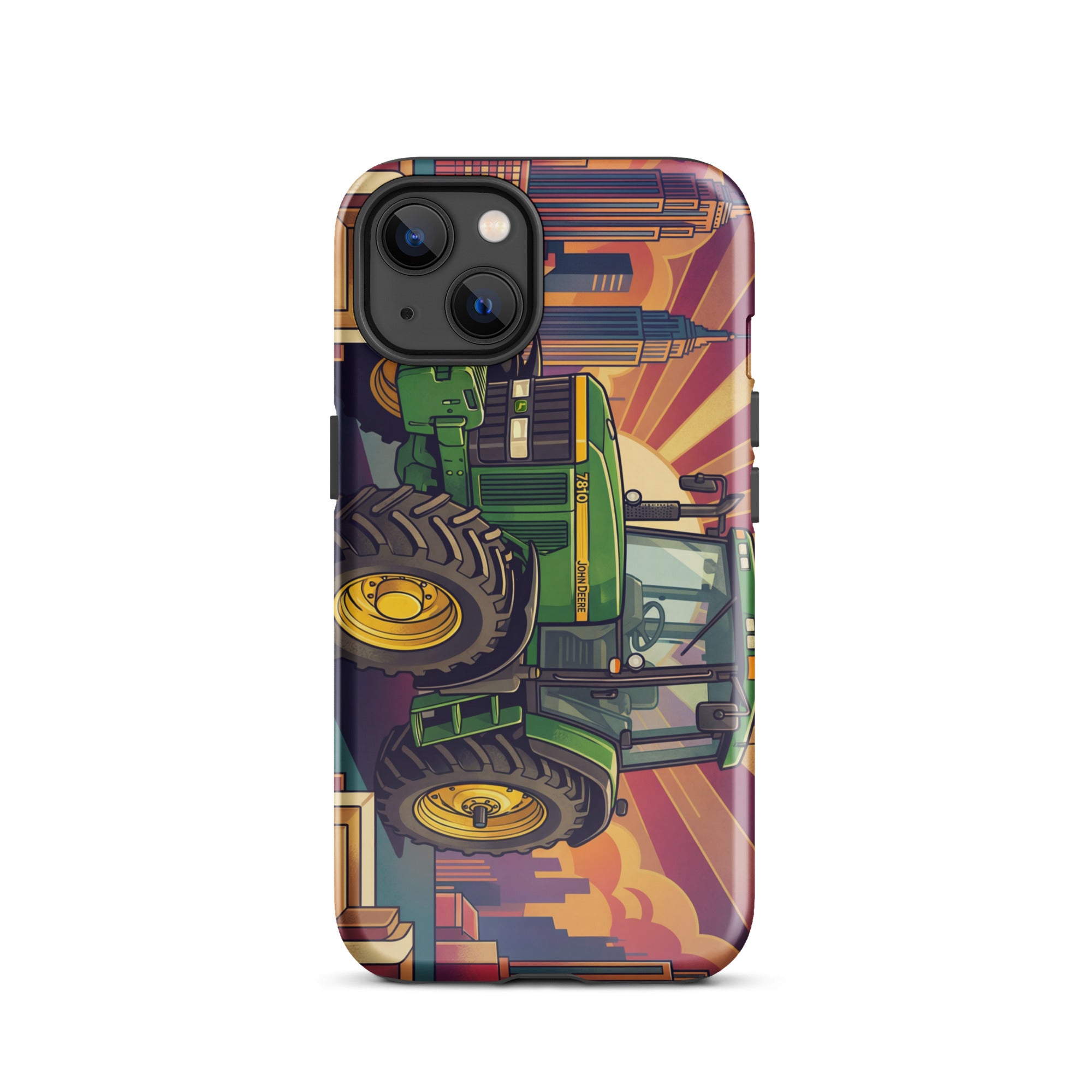 The Tractor Mugs Store iPhone 13 John Deere 7810 | Art Deco Tough Case for iPhone® Quality Farmers Merch