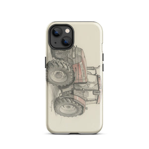 The Tractor Mugs Store iPhone 13 McCormick MTX 150 Signature Edition Pencil Sketch | Tough Case for iPhone® Quality Farmers Merch
