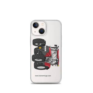 The Tractor Mugs Store iPhone 13 mini Case IH Maxxum 145 | Clear Case for iPhone® Quality Farmers Merch