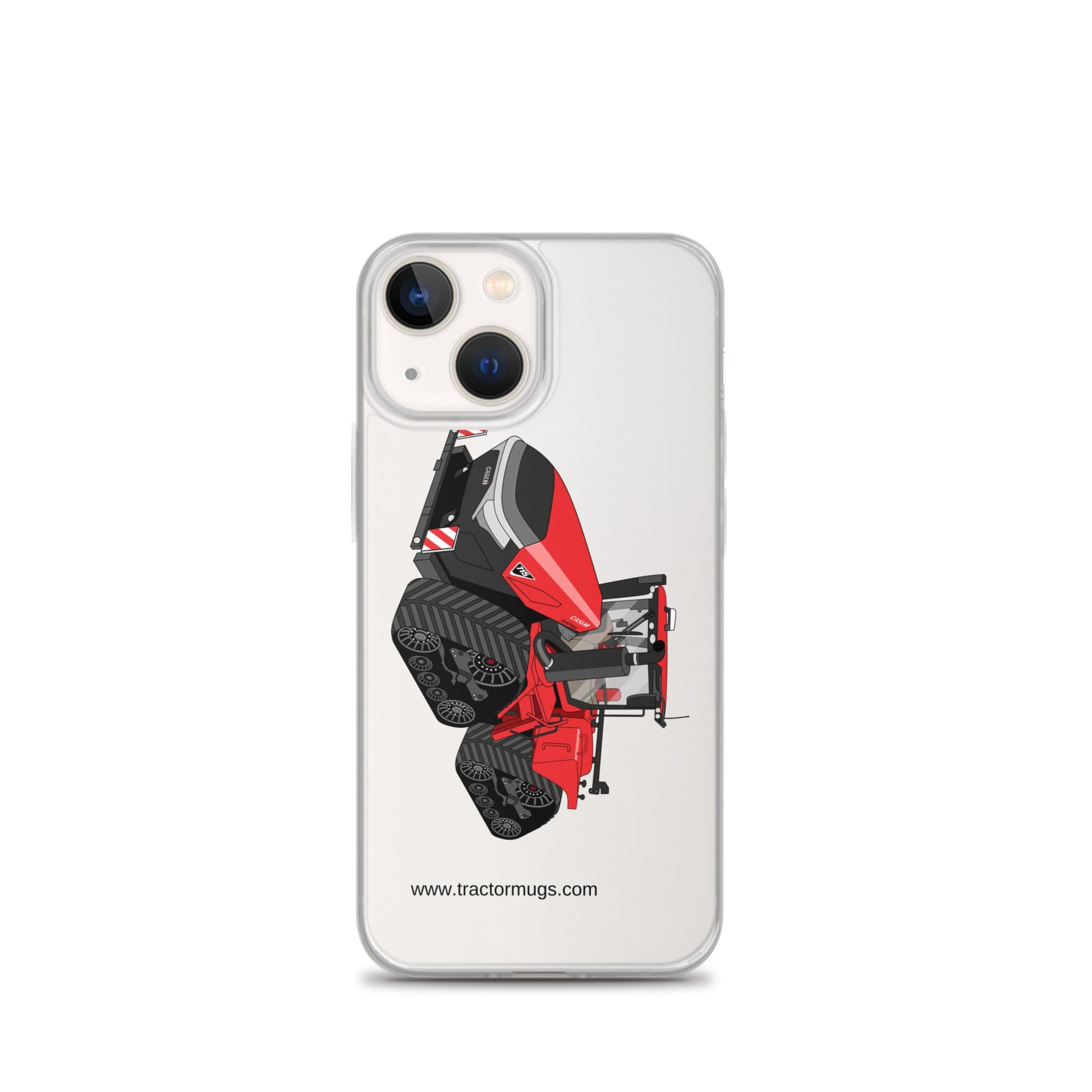 The Tractor Mugs Store iPhone 13 mini Case IH Quadtrac 715 | Clear Case for iPhone® Quality Farmers Merch