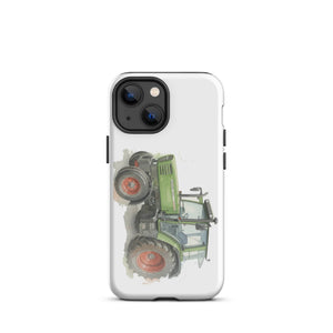 The Tractor Mugs Store iPhone 13 mini Fendt Farmer 308 C Watercolor | Tough Case for iPhone® Quality Farmers Merch