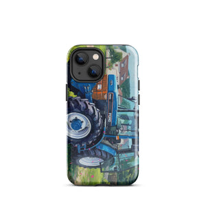 The Tractor Mugs Store iPhone 13 mini Ford 8340 Splash Art | Tough Case for iPhone® Quality Farmers Merch