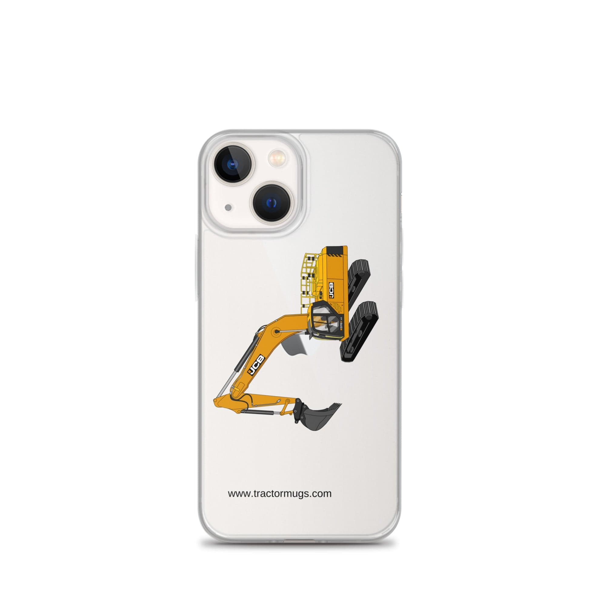 The Tractor Mugs Store iPhone 13 mini JCB 370 LC | Clear Case for iPhone® Quality Farmers Merch