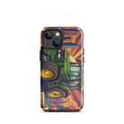 The Tractor Mugs Store iPhone 13 mini John Deere 7810 | Art Deco Tough Case for iPhone® Quality Farmers Merch