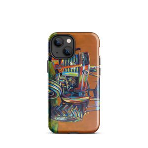 The Tractor Mugs Store iPhone 13 mini Massey Ferguson 168 | Splash Art Tough Case for iPhone® Quality Farmers Merch