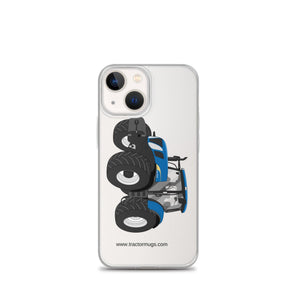 The Tractor Mugs Store iPhone 13 mini New Holland The 7040-1 | Clear Case for iPhone® Quality Farmers Merch