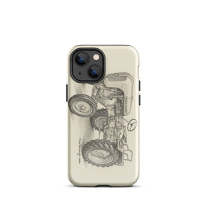 The Tractor Mugs Store iPhone 13 mini Porsche Diesel A111 Pencil Sketch | Tough Case for iPhone® Quality Farmers Merch