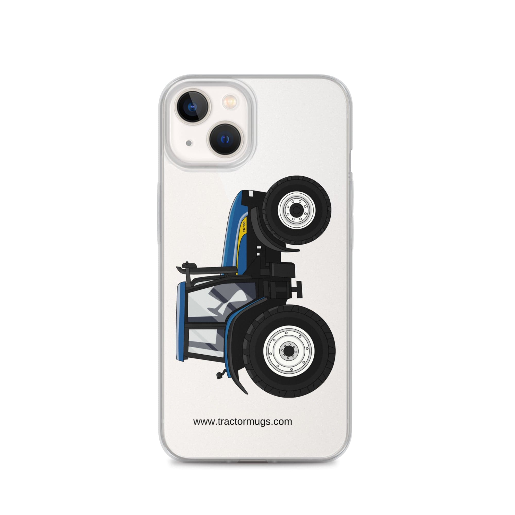 The Tractor Mugs Store iPhone 13 New Holland TM 155 | Clear Case for iPhone® Quality Farmers Merch