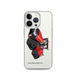 The Tractor Mugs Store iPhone 13 Pro Case IH Quadtrac 715 | Clear Case for iPhone® Quality Farmers Merch