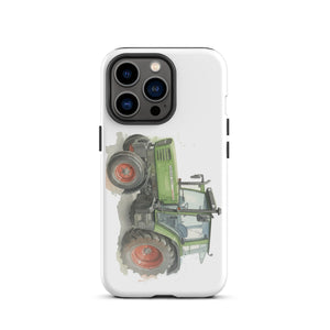 The Tractor Mugs Store iPhone 13 Pro Fendt Farmer 308 C Watercolor | Tough Case for iPhone® Quality Farmers Merch