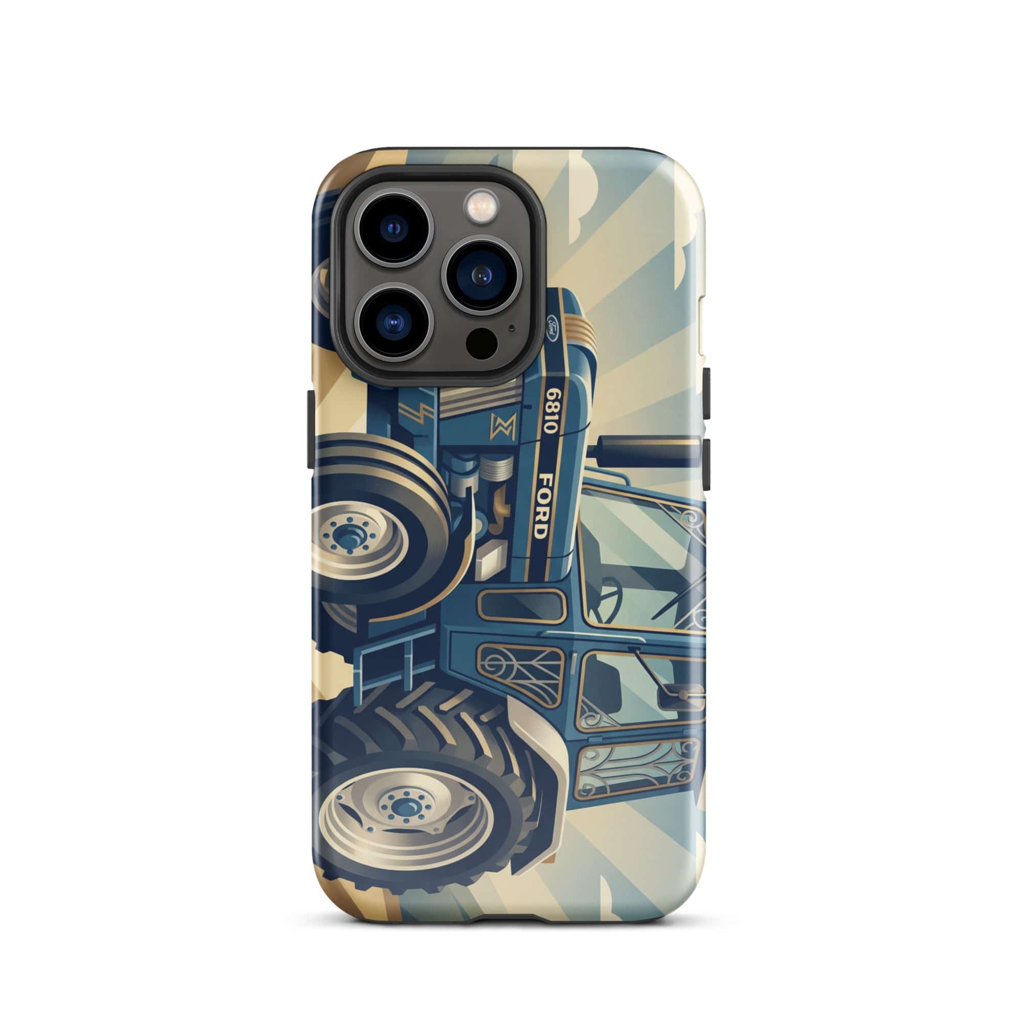 The Tractor Mugs Store iPhone 13 Pro Ford 6810 2WD | Art Deco Tough Case for iPhone® Quality Farmers Merch