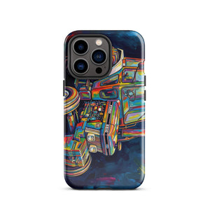 The Tractor Mugs Store iPhone 13 Pro Ford 6810 2WD | Splash Art Tough Case for iPhone® Quality Farmers Merch