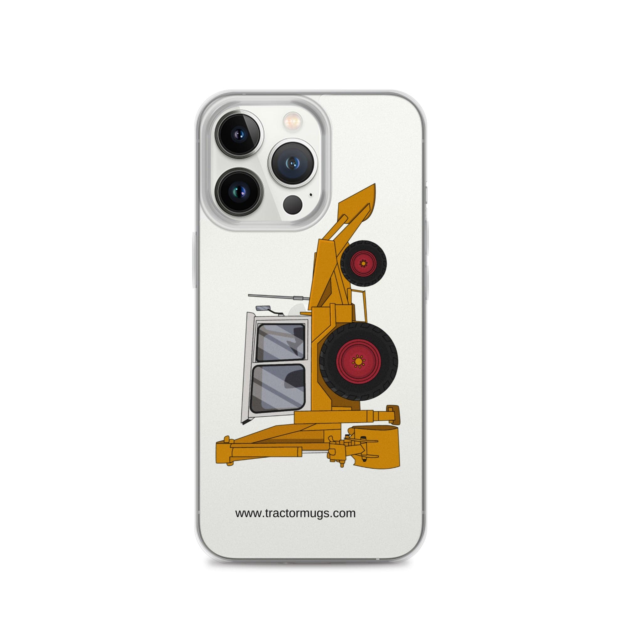 The Tractor Mugs Store iPhone 13 Pro JCB 3C (1975) | Clear Case for iPhone® Quality Farmers Merch