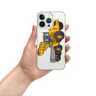 The Tractor Mugs Store iPhone 13 Pro JCB 435 Loader | Clear Case for iPhone® Quality Farmers Merch