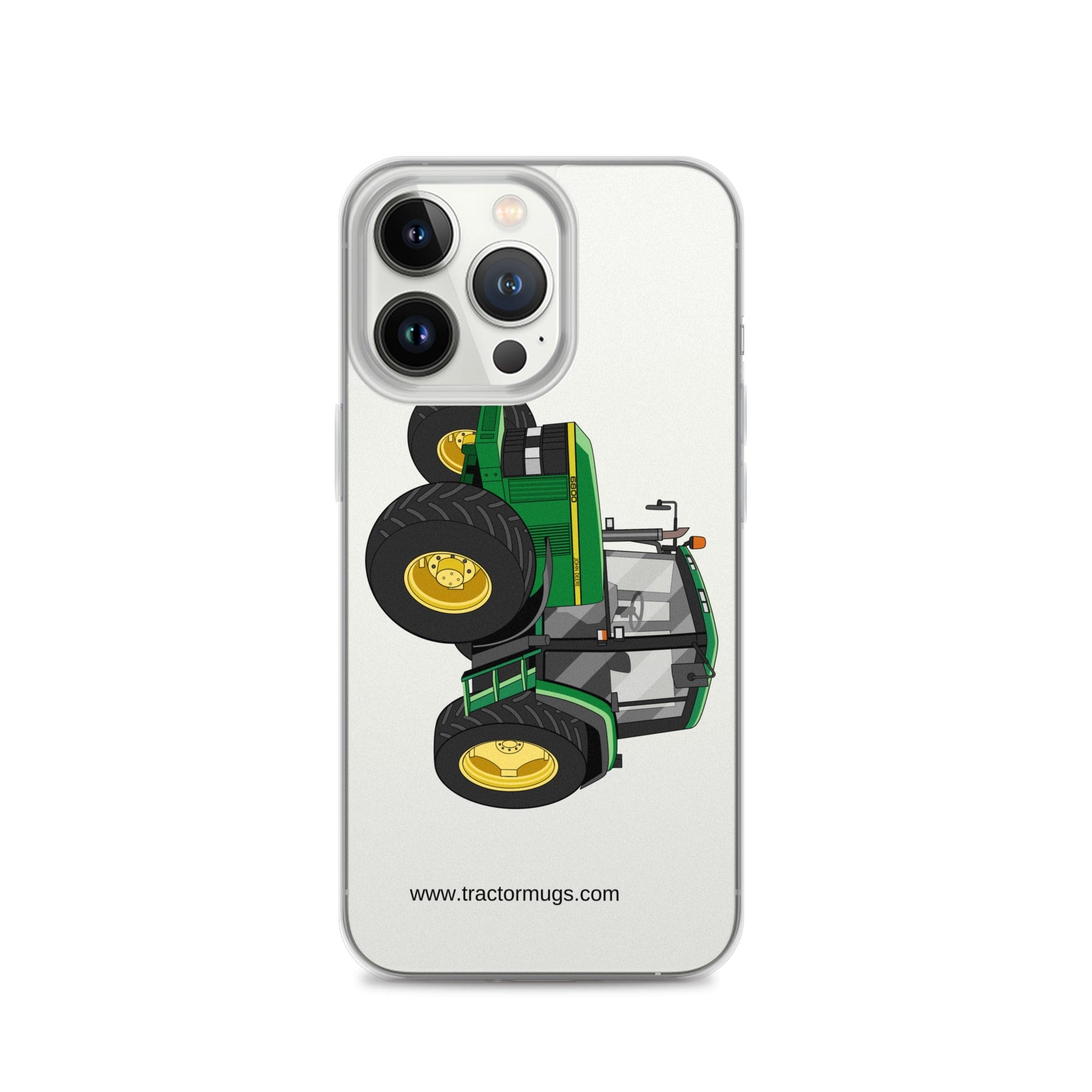 The Tractor Mugs Store iPhone 13 Pro John Deere 6800   |  Clear Case for iPhone® Quality Farmers Merch