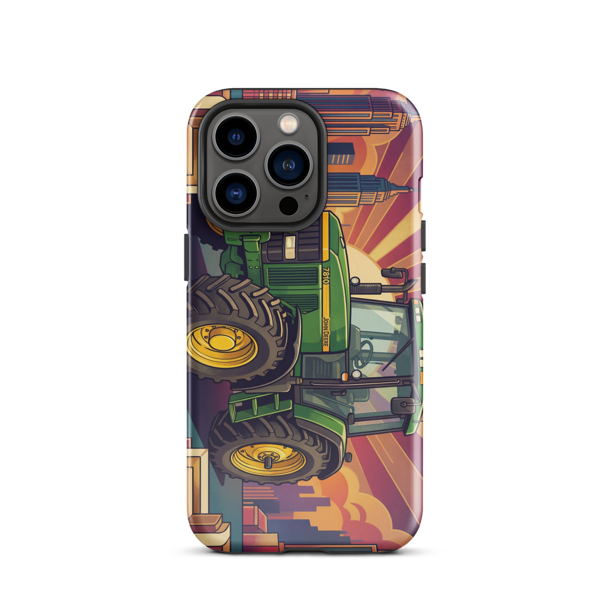 The Tractor Mugs Store iPhone 13 Pro John Deere 7810 | Art Deco Tough Case for iPhone® Quality Farmers Merch
