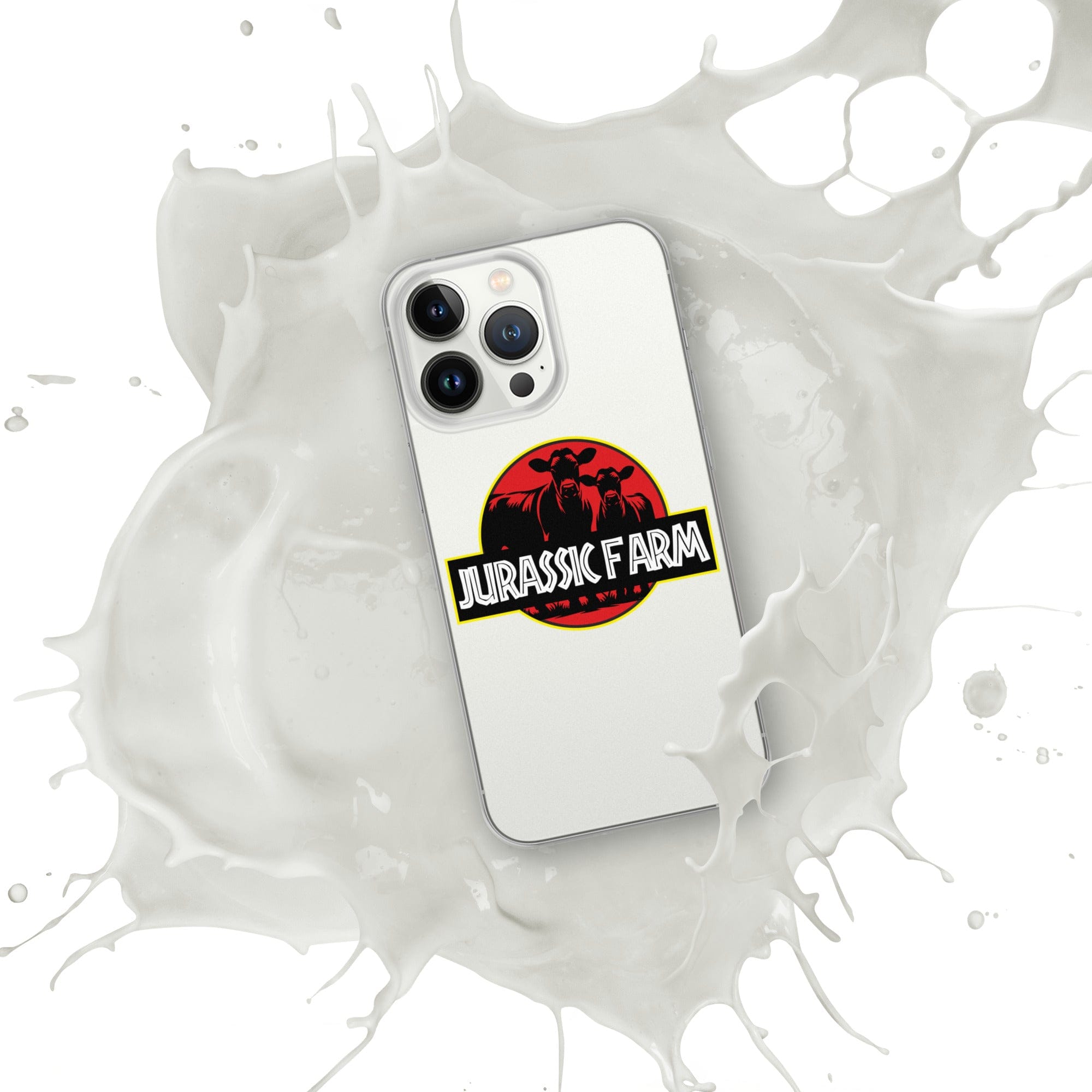 The Tractor Mugs Store iPhone 13 Pro JURASSIC FARM | Clear Case for iPhone® Quality Farmers Merch