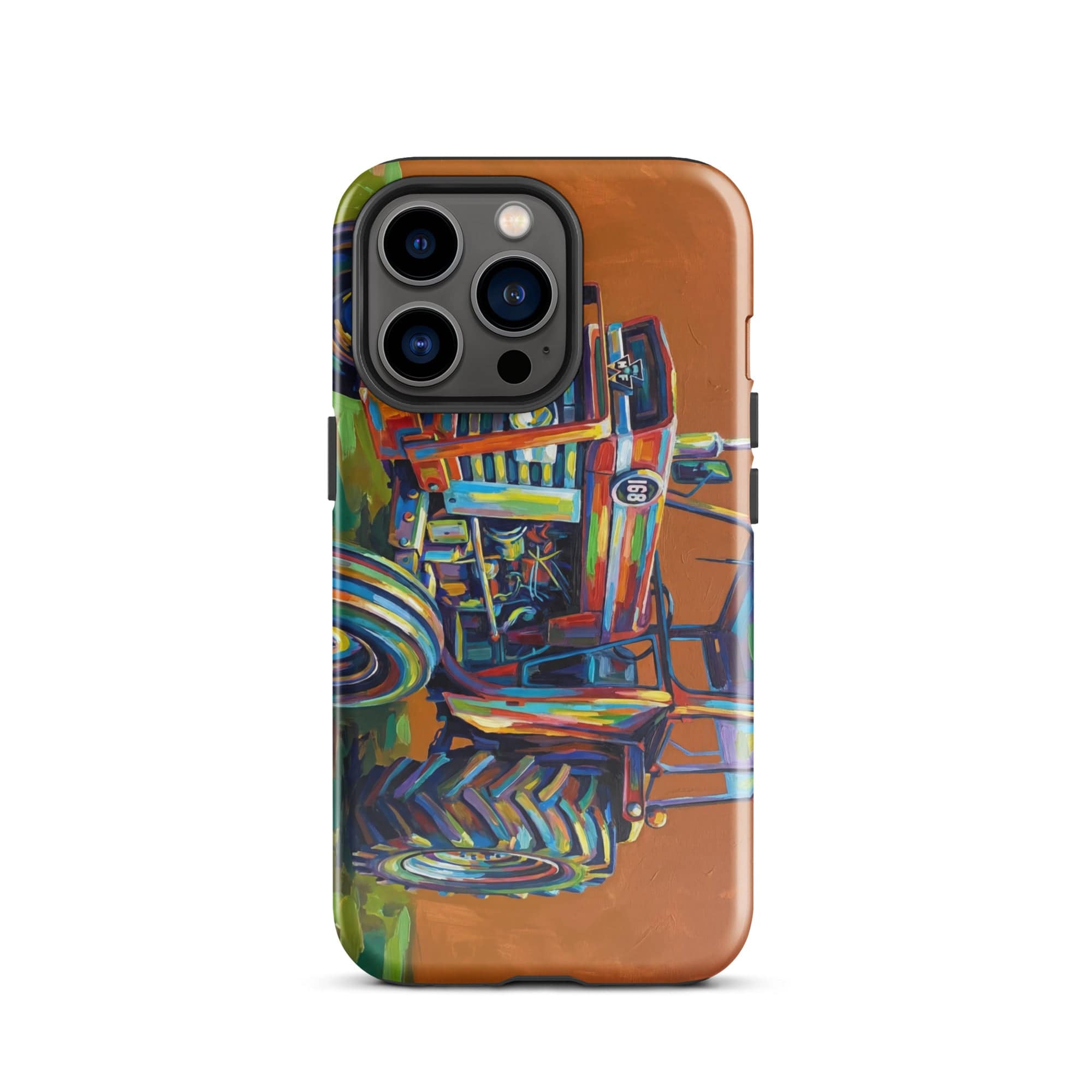 The Tractor Mugs Store iPhone 13 Pro Massey Ferguson 168 | Splash Art Tough Case for iPhone® Quality Farmers Merch