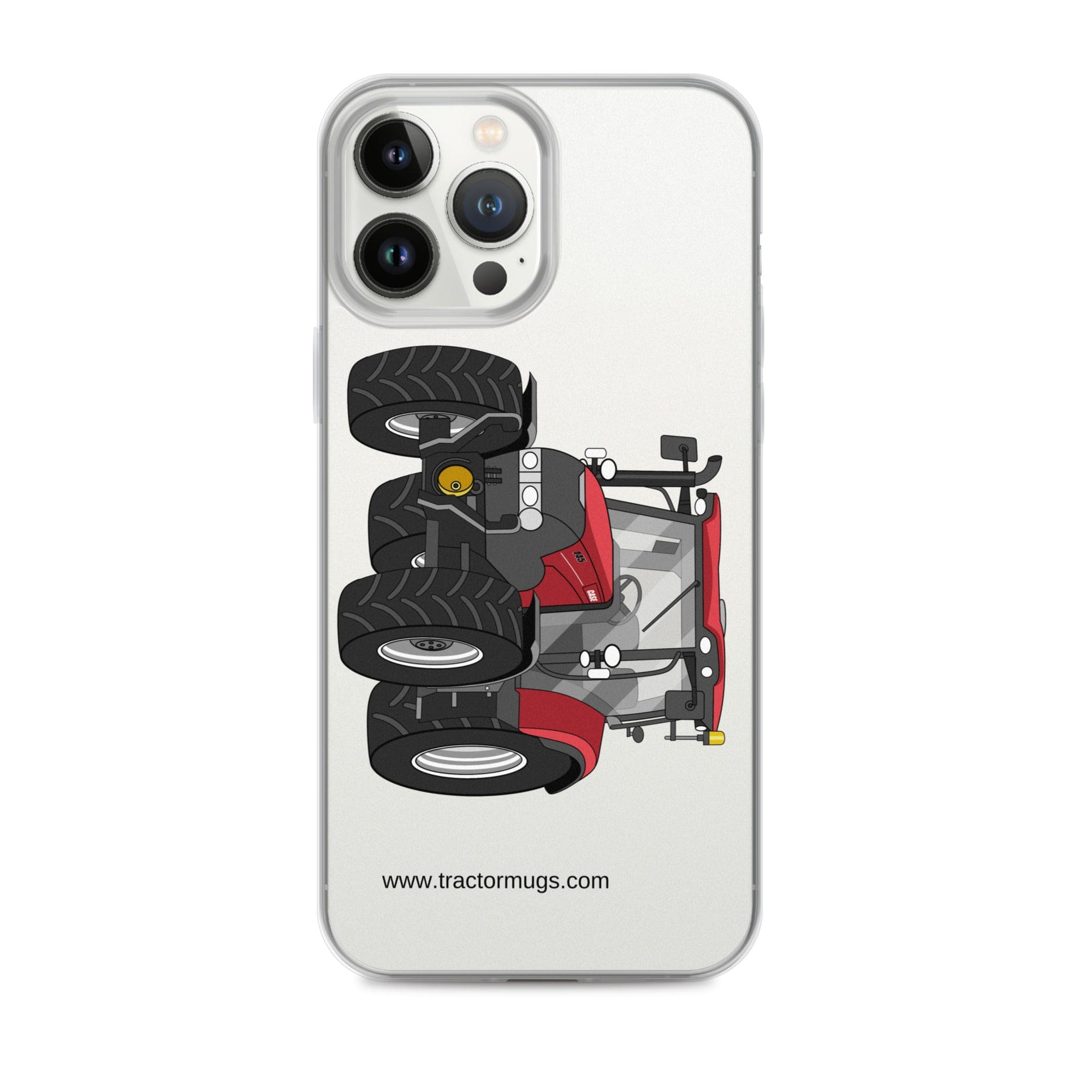 The Tractor Mugs Store iPhone 13 Pro Max Case IH Maxxum 145 | Clear Case for iPhone® Quality Farmers Merch