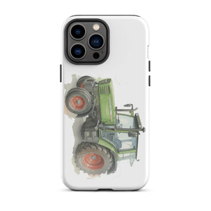 The Tractor Mugs Store iPhone 13 Pro Max Fendt Farmer 308 C Watercolor | Tough Case for iPhone® Quality Farmers Merch