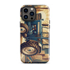 The Tractor Mugs Store iPhone 13 Pro Max Ford 5000 | Art Deco Tough Case for iPhone® Quality Farmers Merch