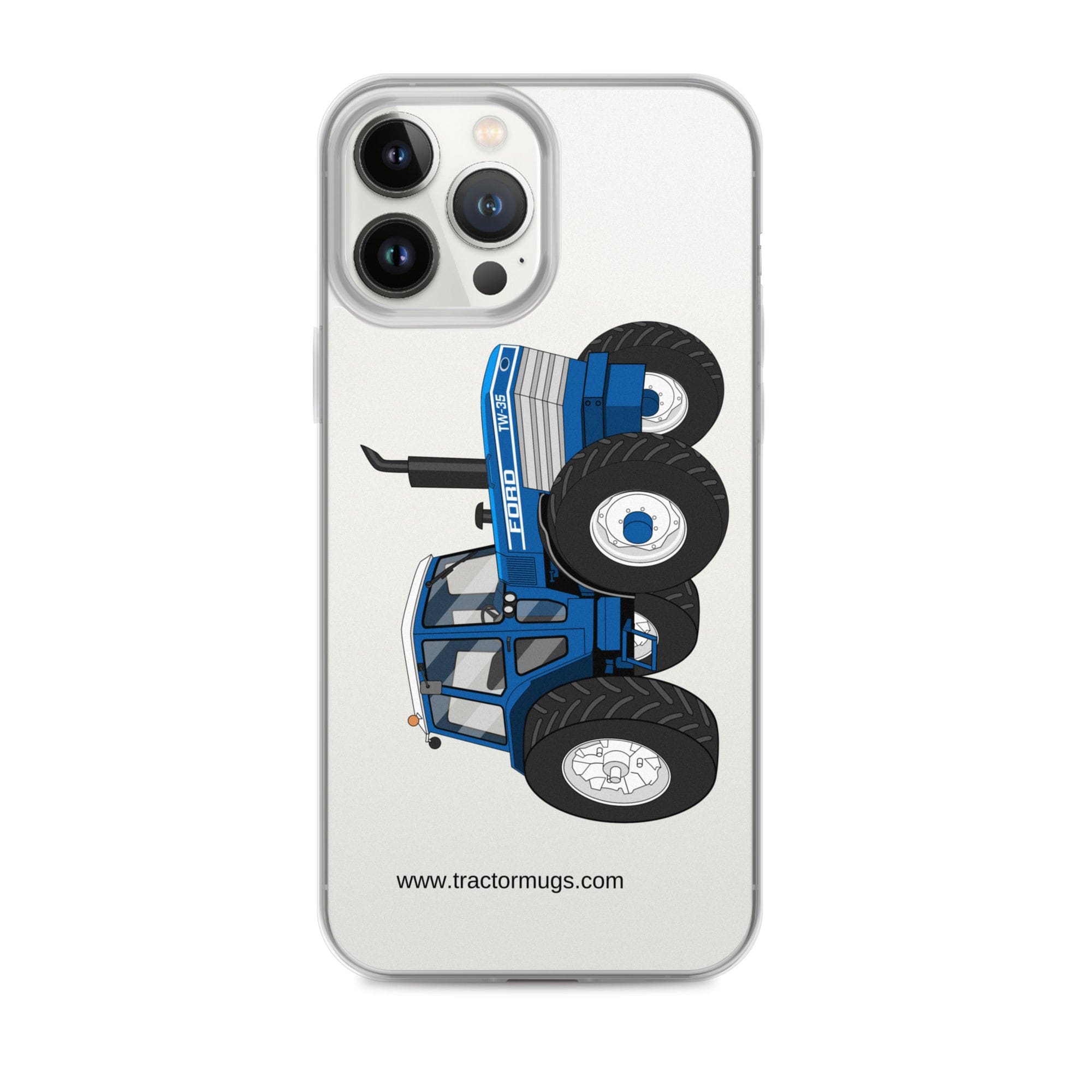 The Tractor Mugs Store iPhone 13 Pro Max Ford TW 35  |  Clear Case for iPhone® Quality Farmers Merch